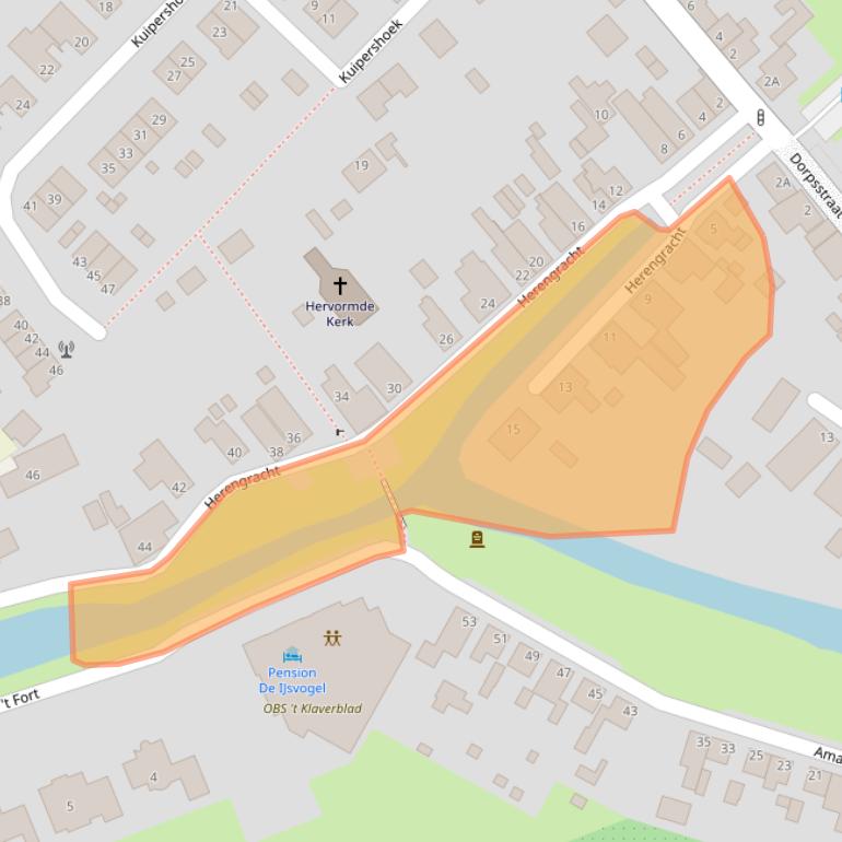 Kaart van postcodegebied 4924BG.