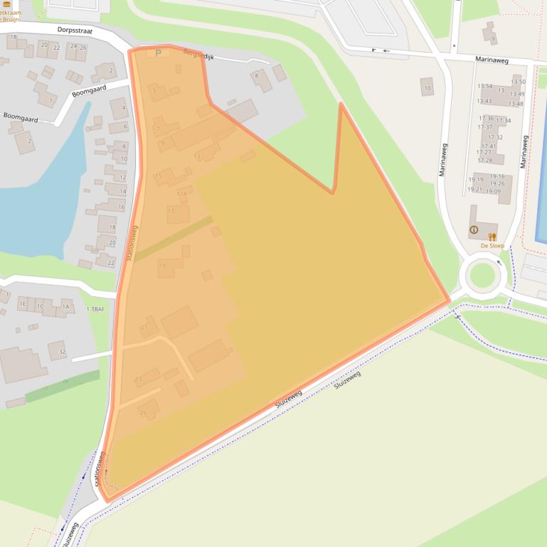 Kaart van postcodegebied 4924BN.