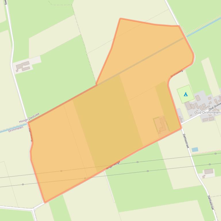 Kaart van postcodegebied 4924EP.