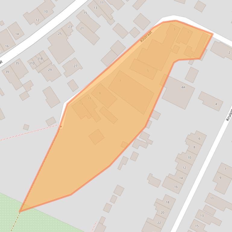 Kaart van postcodegebied 4926AK.