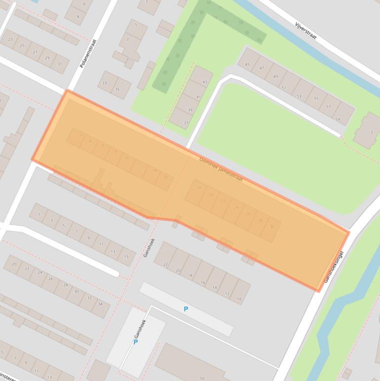 Kaart van postcodegebied 4926BK.