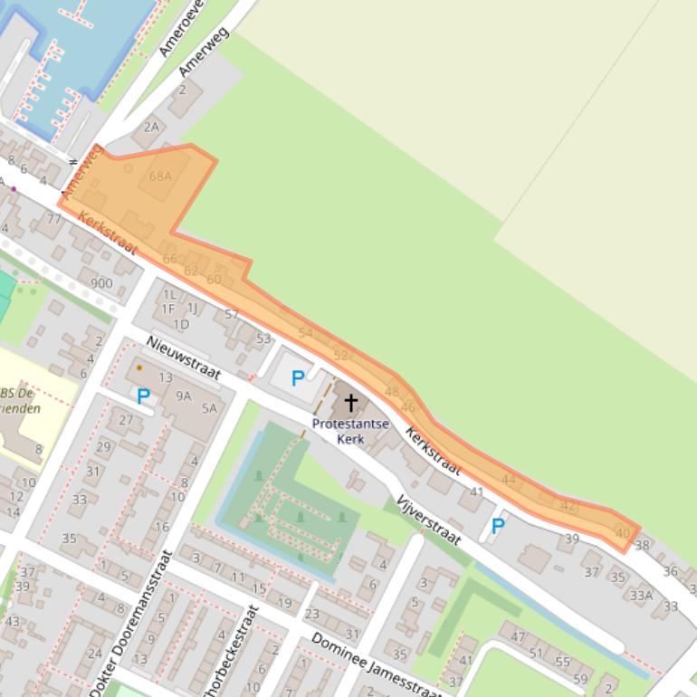 Kaart van postcodegebied 4926CX.