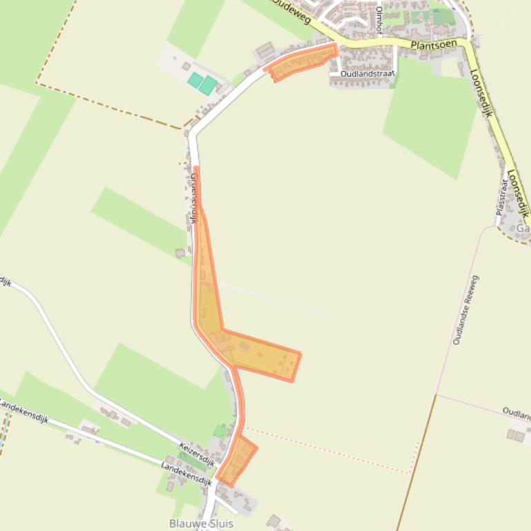 Kaart van postcodegebied 4926RE.