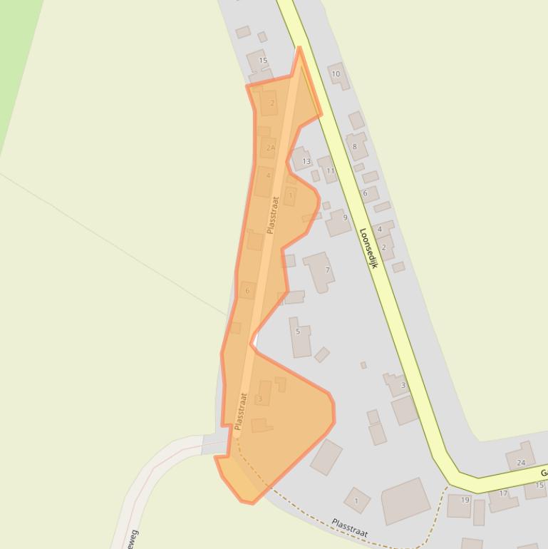 Kaart van postcodegebied 4926RM.