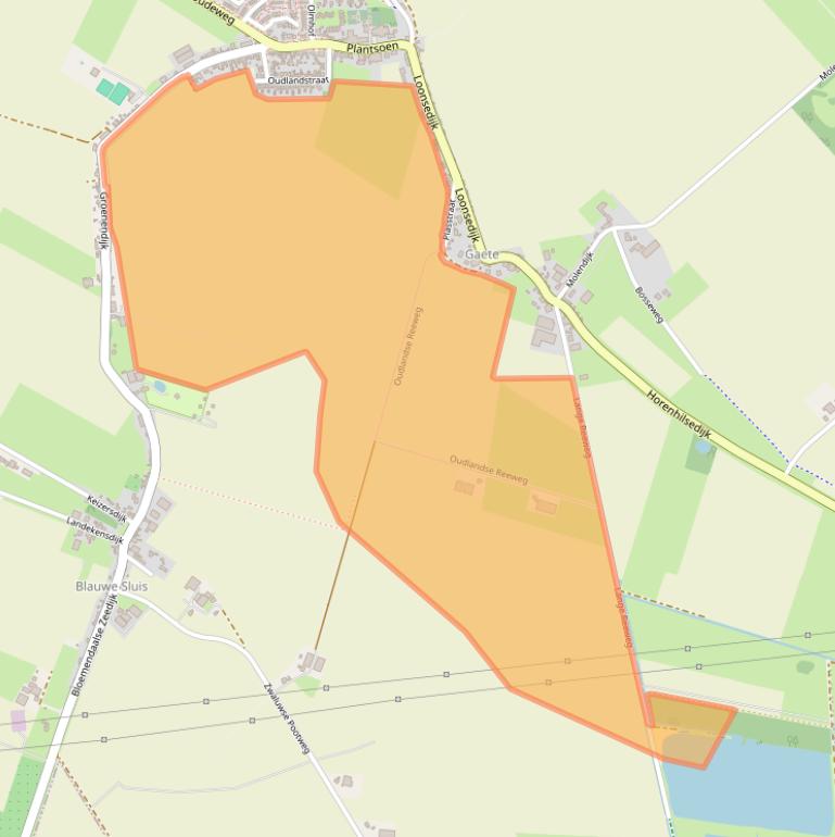 Kaart van postcodegebied 4926RP.