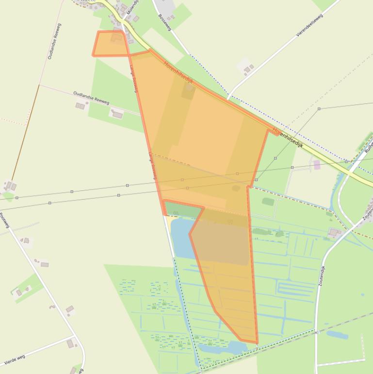 Kaart van postcodegebied 4926RS.