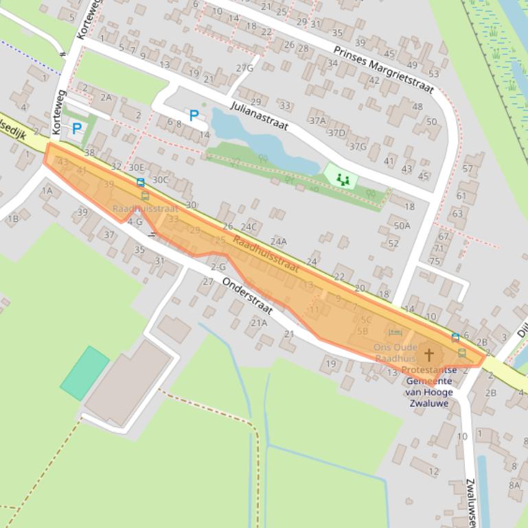 Kaart van postcodegebied 4927AM.