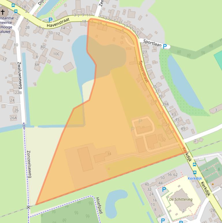 Kaart van postcodegebied 4927AX.