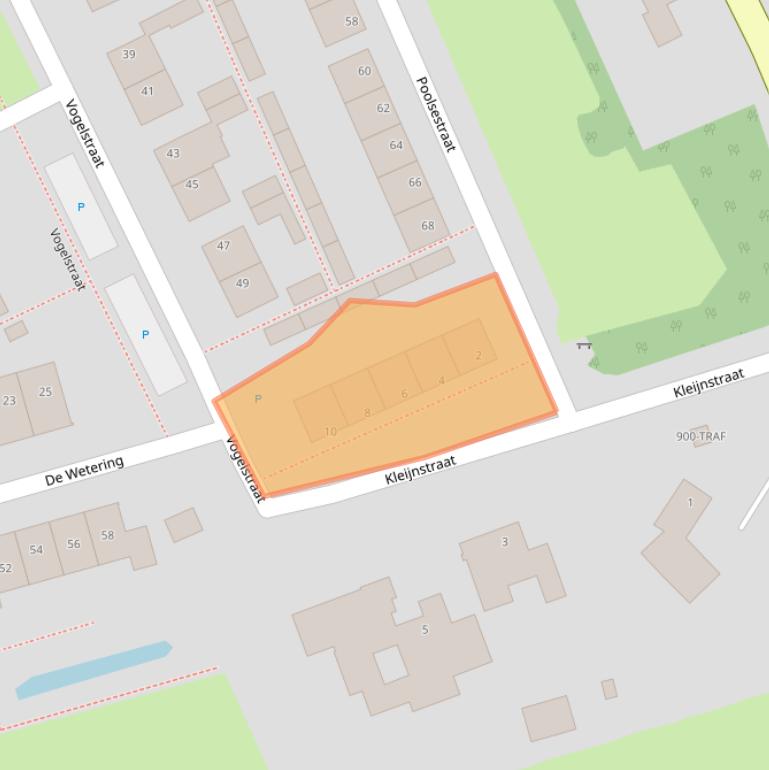 Kaart van postcodegebied 4927BK.