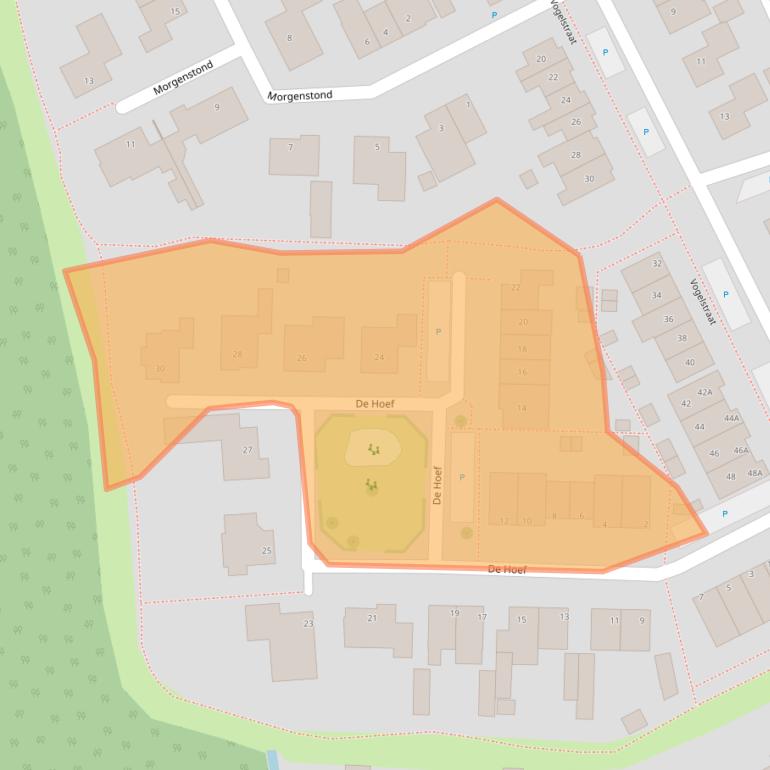 Kaart van postcodegebied 4927BR.