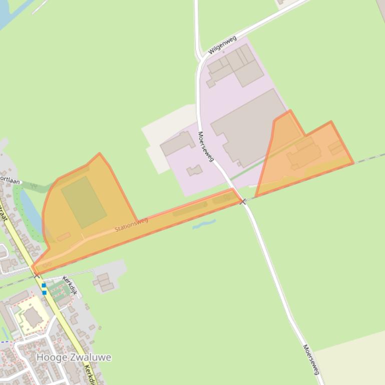 Kaart van postcodegebied 4927RL.