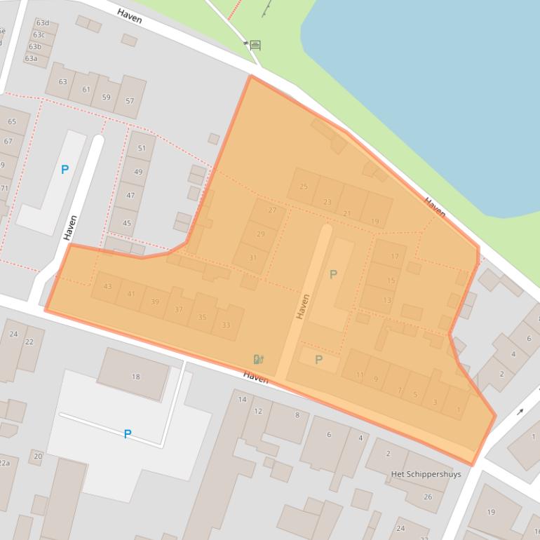 Kaart van postcodegebied 4931AD.