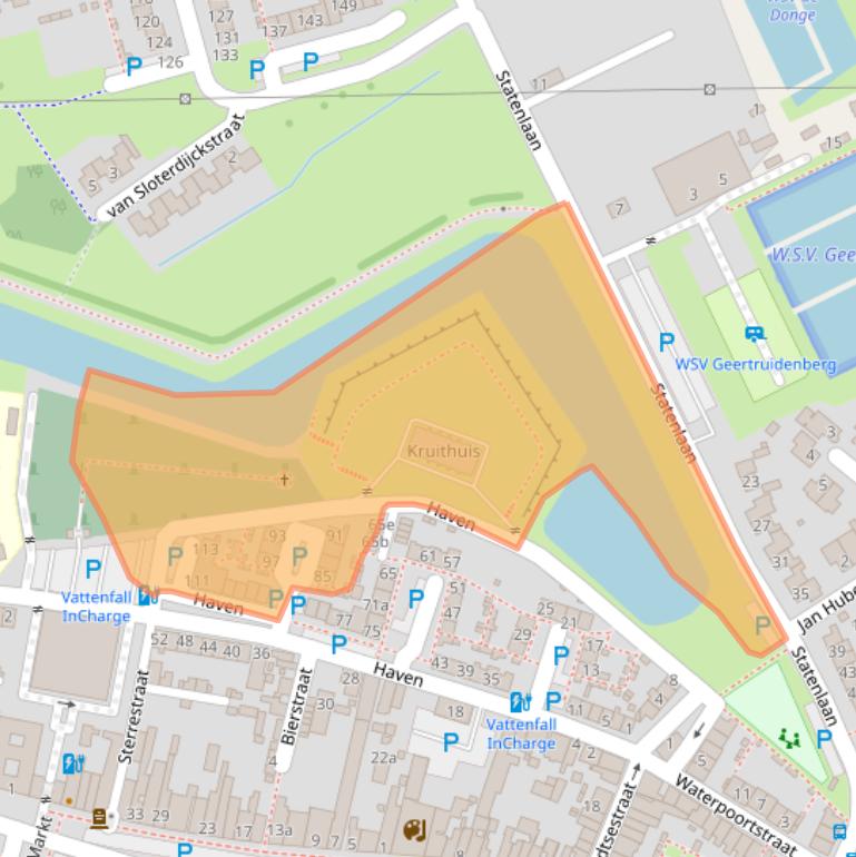Kaart van postcodegebied 4931AG.