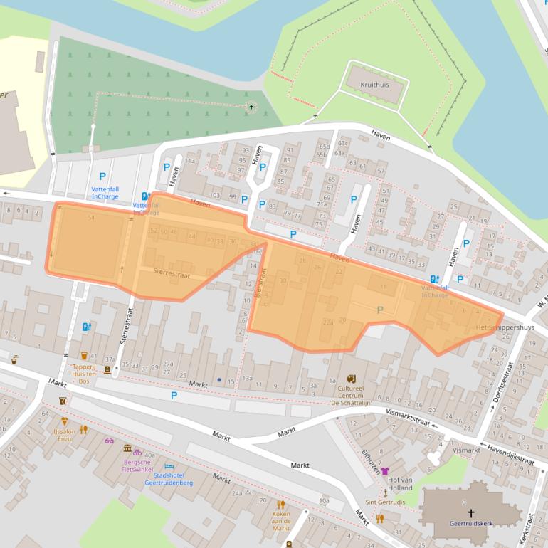 Kaart van postcodegebied 4931AH.