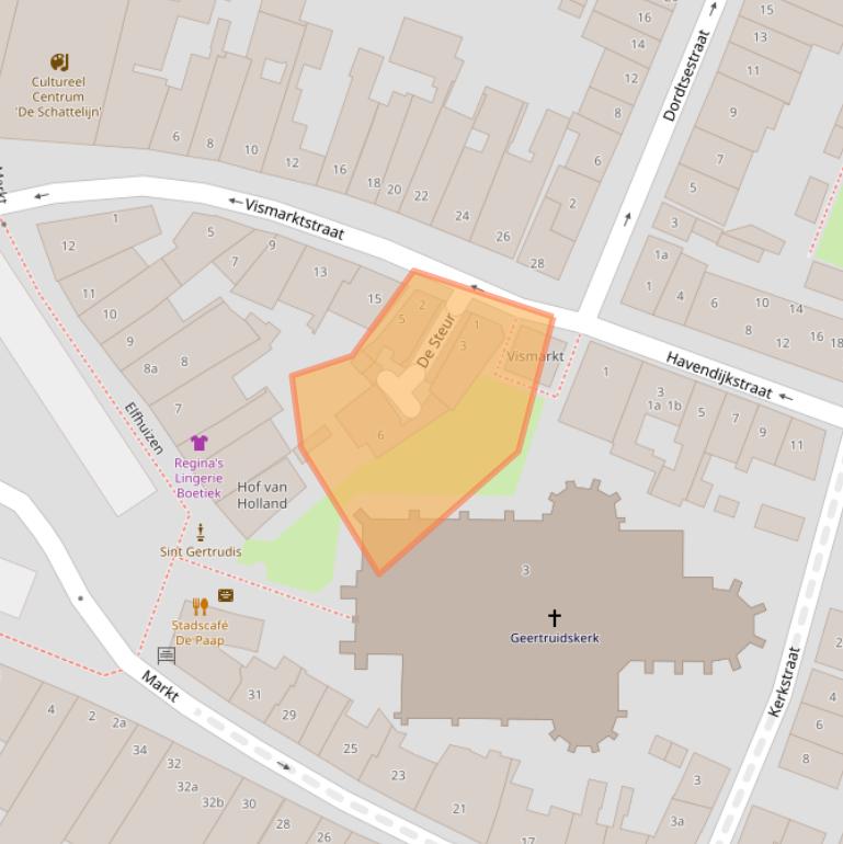 Kaart van postcodegebied 4931AM.