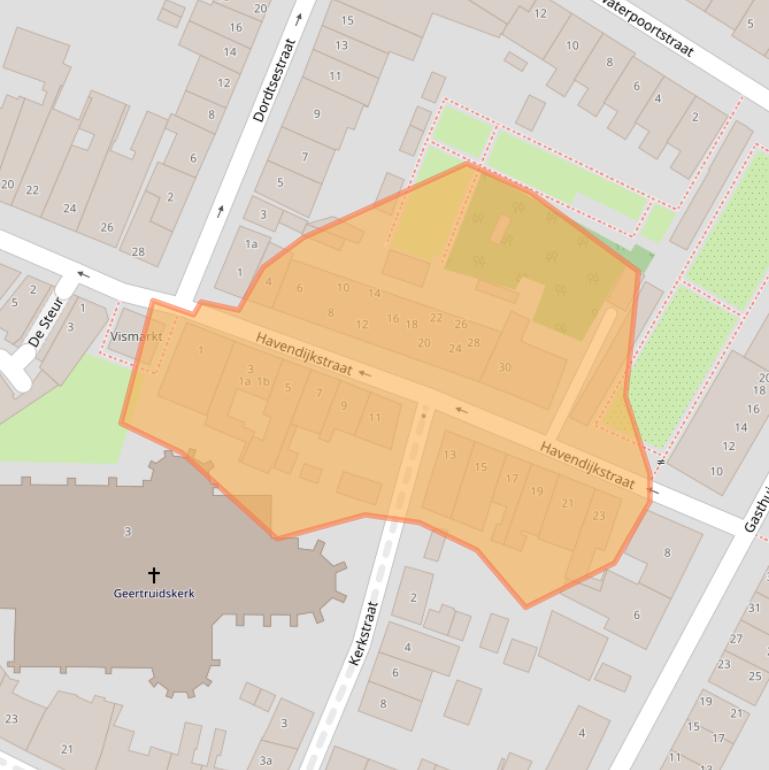 Kaart van postcodegebied 4931AS.
