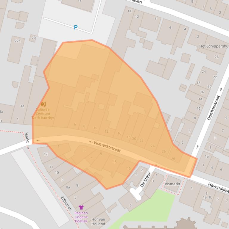 Kaart van postcodegebied 4931AZ.