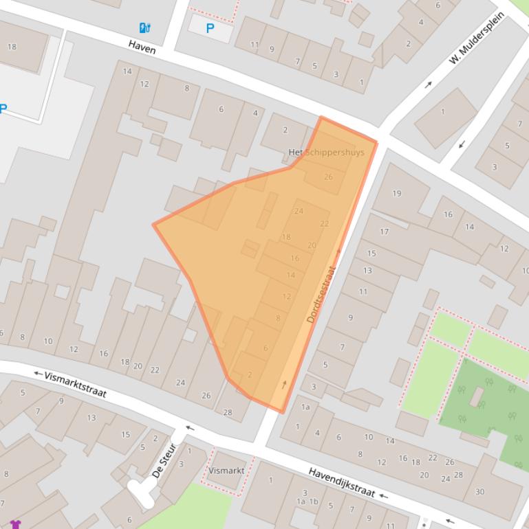 Kaart van postcodegebied 4931BB.