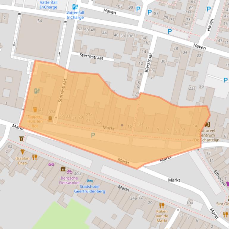 Kaart van postcodegebied 4931BR.