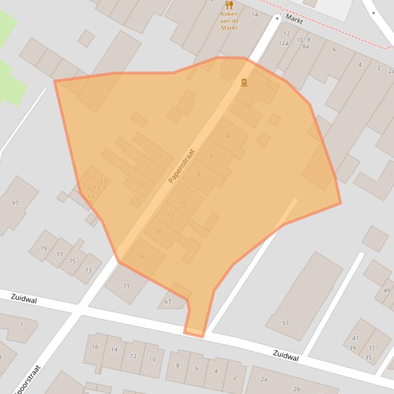 Kaart van postcodegebied 4931BV.