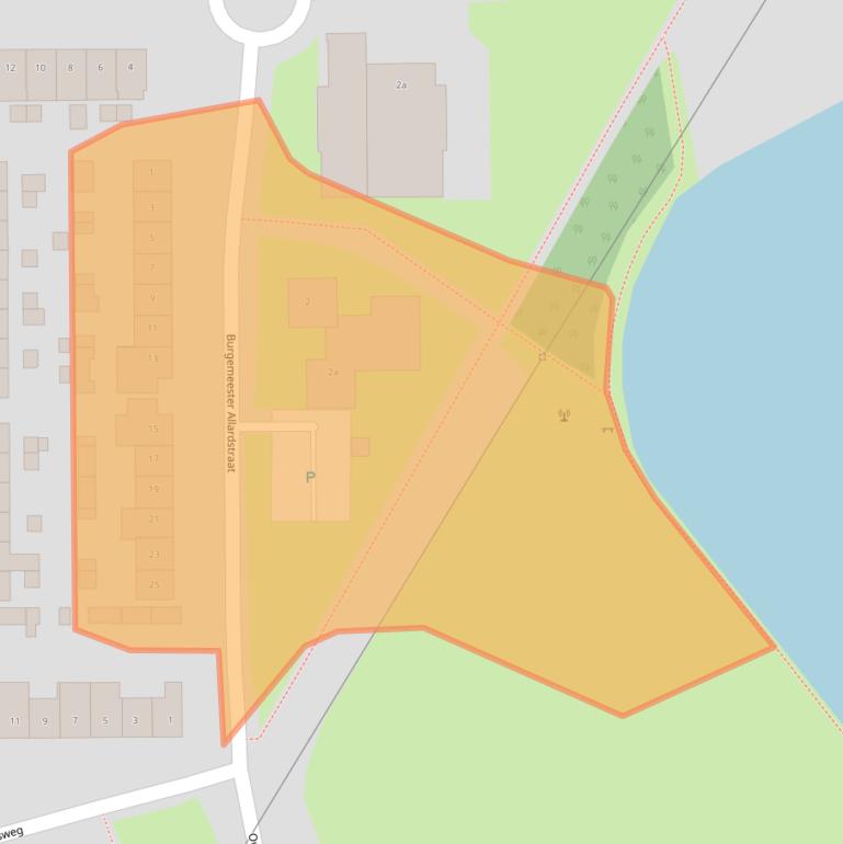 Kaart van postcodegebied 4931CA.