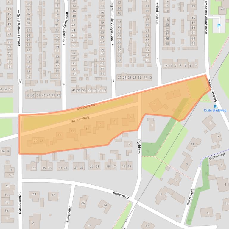 Kaart van postcodegebied 4931CD.