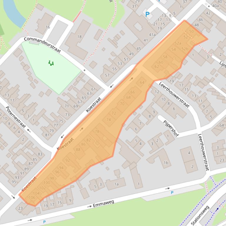 Kaart van postcodegebied 4931CT.