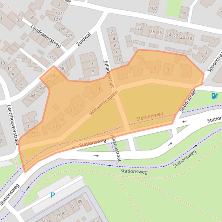 Kaart van postcodegebied 4931DA.