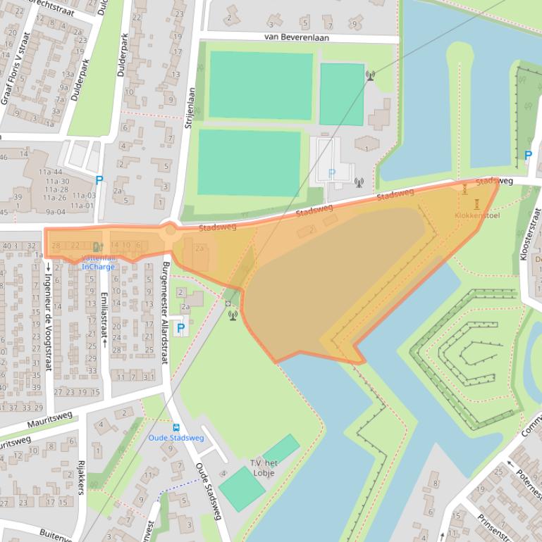Kaart van postcodegebied 4931ED.