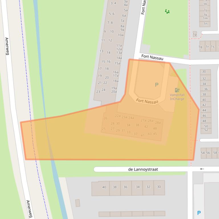 Kaart van postcodegebied 4931EJ.