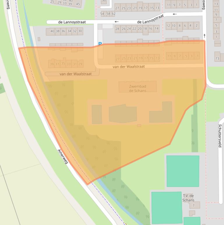 Kaart van postcodegebied 4931ER.
