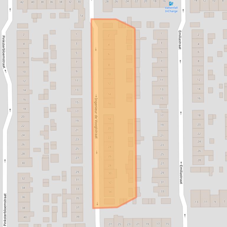 Kaart van postcodegebied 4931GB.