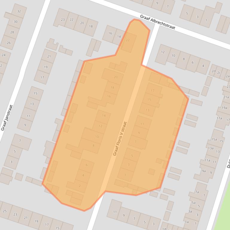 Kaart van postcodegebied 4931HK.