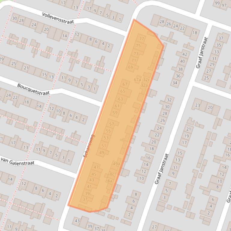 Kaart van postcodegebied 4931HN.