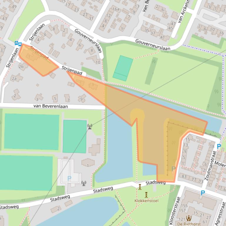 Kaart van postcodegebied 4931HX.