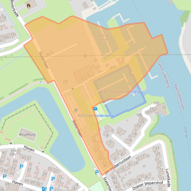 Kaart van postcodegebied 4931KB.