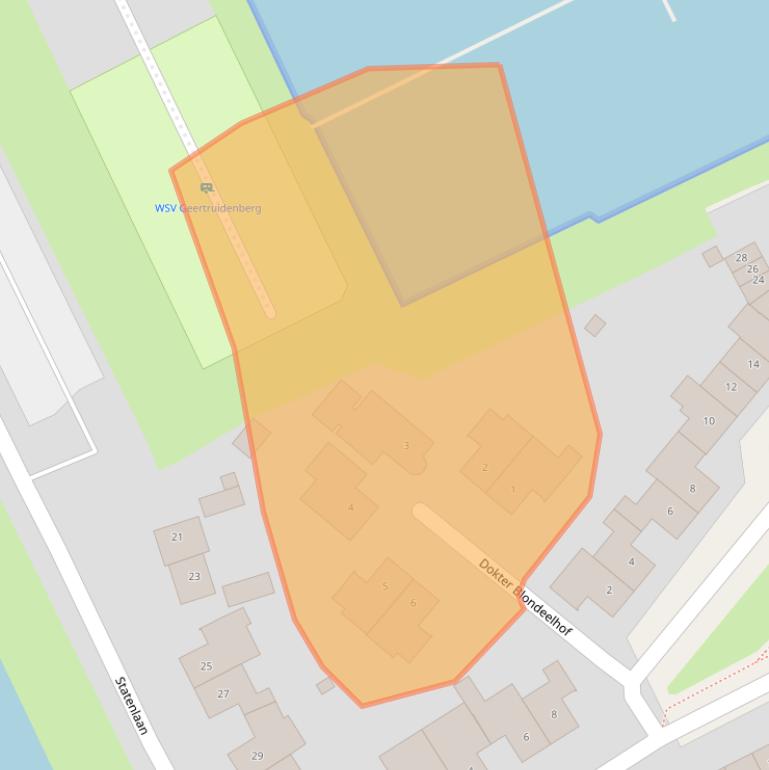 Kaart van postcodegebied 4931KG.