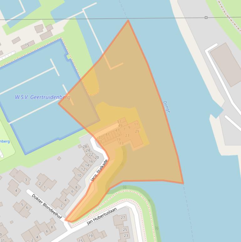 Kaart van postcodegebied 4931KM.