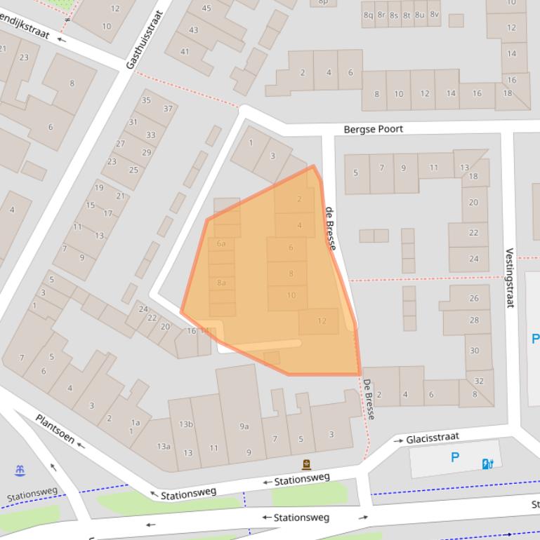 Kaart van postcodegebied 4931KN.