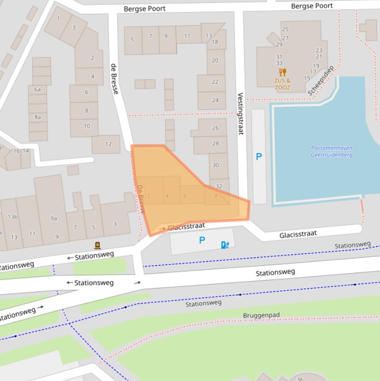 Kaart van postcodegebied 4931KR.