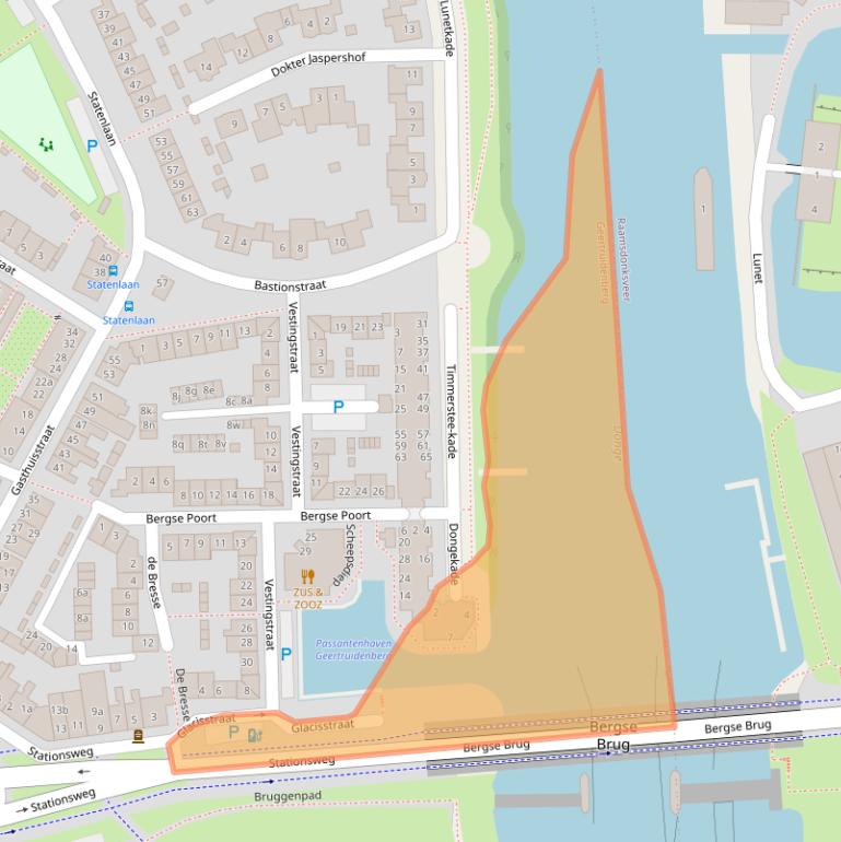Kaart van postcodegebied 4931KV.