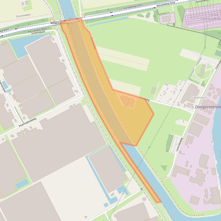 Kaart van postcodegebied 4931ND.