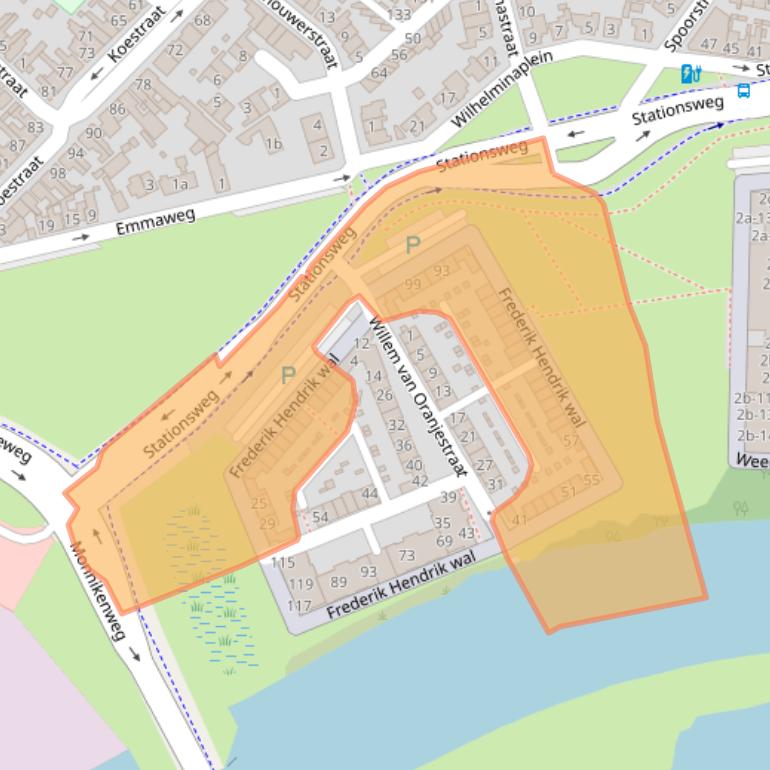 Kaart van postcodegebied 4931NK.