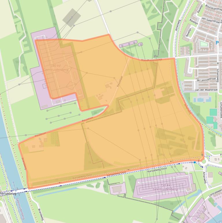 Kaart van postcodegebied 4931PA.