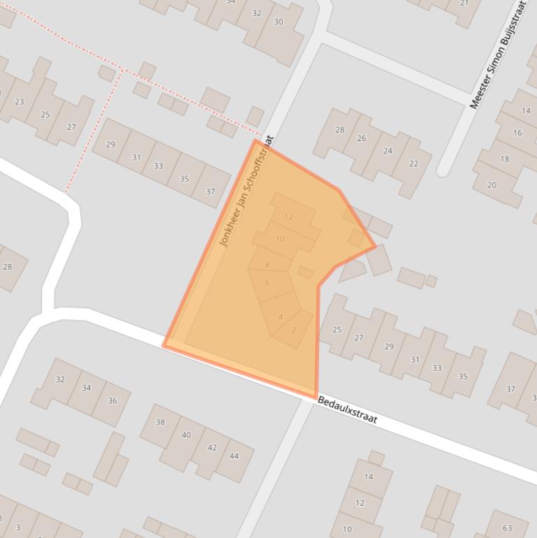 Kaart van postcodegebied 4931RA.