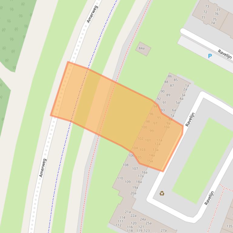 Kaart van postcodegebied 4931VL.