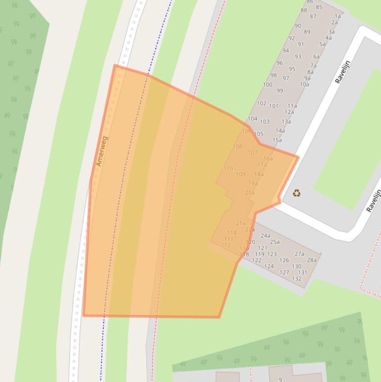 Kaart van postcodegebied 4931VM.