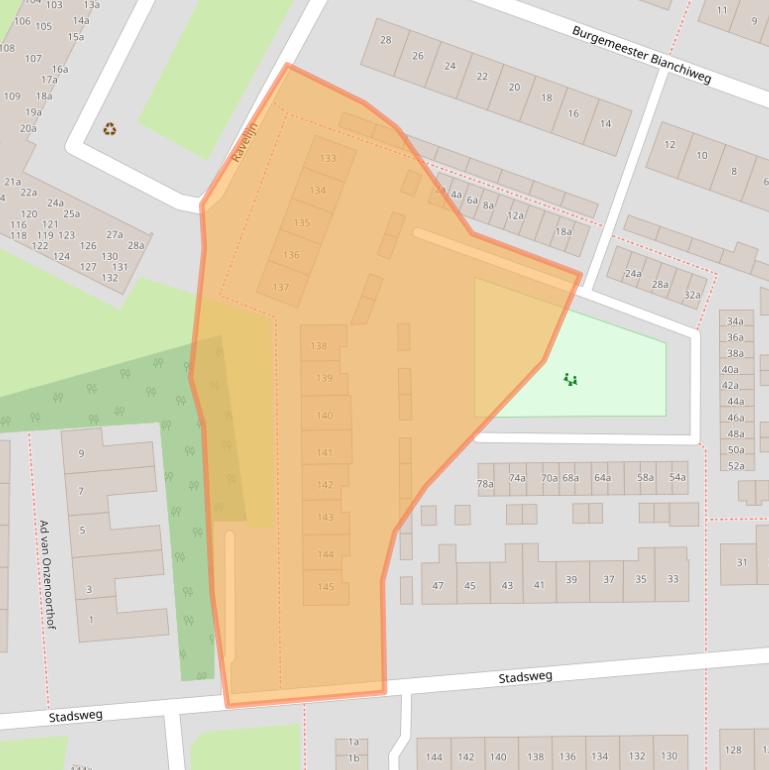 Kaart van postcodegebied 4931VR.