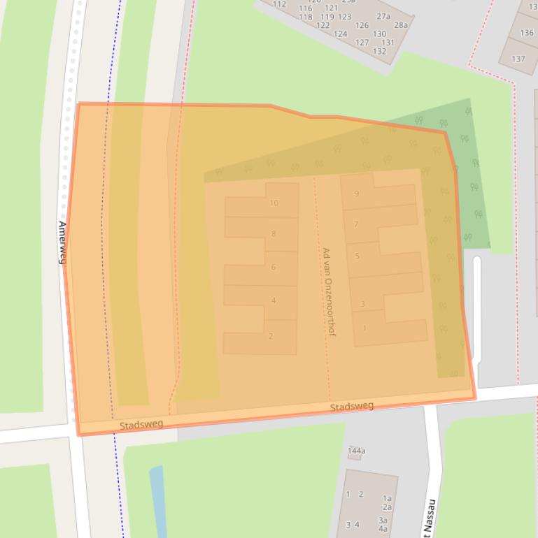 Kaart van postcodegebied 4931VS.