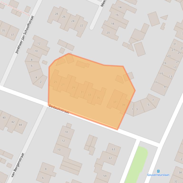 Kaart van postcodegebied 4931XP.